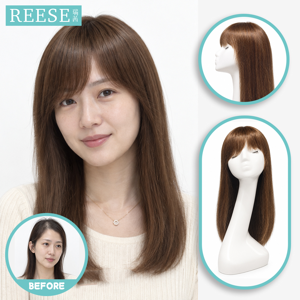 F620398665 机制真人发长直头套