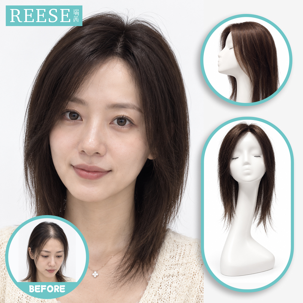 F620499232 全手织真人发中长直发片