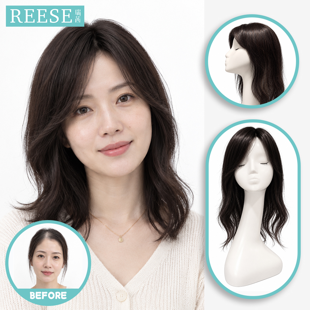 F620499323 全手织真人发长卷头套